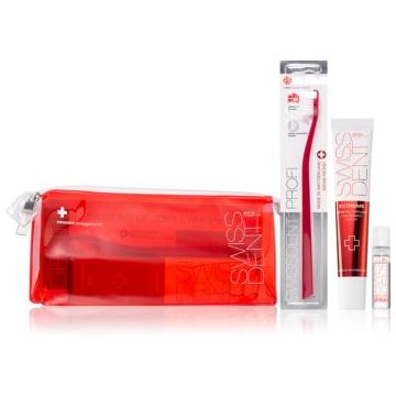 Swissdent Emergency Kit Red set pentru îngrijirea dentară (pentru albirea si protectia smaltului dentar)