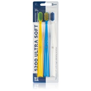 WOOM Toothbrush 5200 Ultra Soft periuțe de dinți