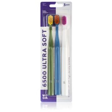 WOOM Toothbrush 6500 Ultra Soft periuțe de dinți