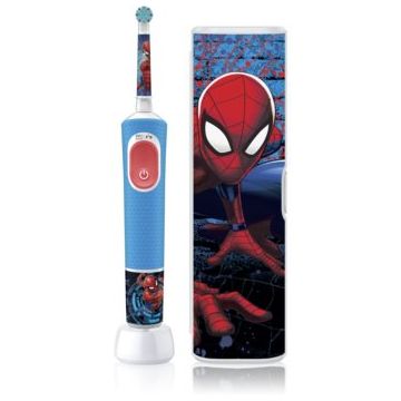 Oral B PRO Kids 3+ Spiderman periuta de dinti electrica cu sac