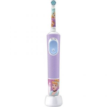 Periuta de dinti electrica pentru copii Oral-B Vitality Pro 103 Kids Princess, Reincarcabil, Multicolor