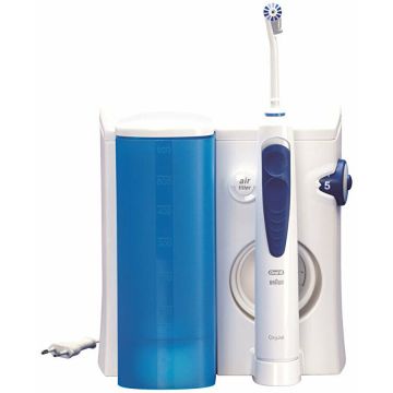 Oral-b Irigator bucal Oral-B MD20, 5 trepte de intensitate, 4 capete intradentare, 600 ml, alb