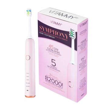 Periuta de dinti electrica VITAMMY Symphony, 82000 vibratii/min, Roz, B9071AF-CE Pink