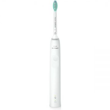 Philips Periuta de dinti electrica Philips Sonicare HX3671/13, 3100 Series, 1 program, 1 capat de periere, Alba