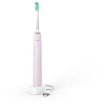 Philips Periuta de dinti electrica Philips Sonicare HX3671/11, 3100 Series, 1 program, 1 capat de periere, Roz