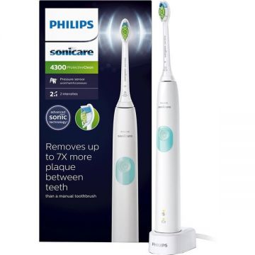 Philips Periuta de dinti electrica PHILIPS Sonicare HX6807/24, 62000 miscari/min, 1 program, 1 capat, Alb