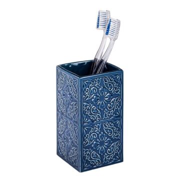 Suport pentru periuțe de dinți Wenko Cordoba, albastru închis