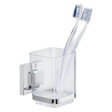 Suport pentru periuțe Wenko cu sistem de prindere Vacuum-Loc, până la 33kg