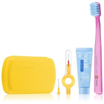 Curaprox Travel Set Set de călătorii pentru dinti, limba si gingii