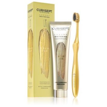 Curasept Gold Lux Set set pentru albire pentru dinti