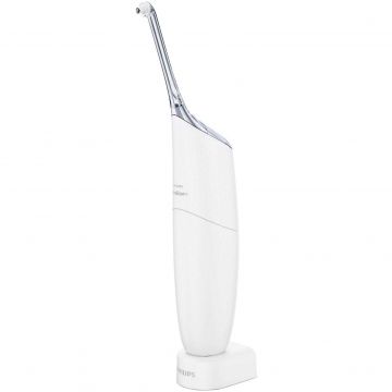 Aparat de curatare interdentara Philips Sonicare AirFloss Ultra HX8438/01, 3 programe, 2 capete, Alb/Gri