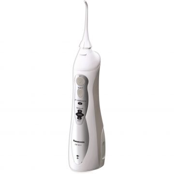 Irigator oral Panasonic EW1411H845, 1400 oscilatii, 4 programe, 2 capete, Alb