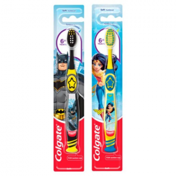 Periuta de Dinti Colgate Batman/Wonder Woman, Copii +6 Ani, Blister