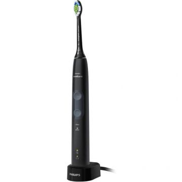 Periuta de dinti electrica Philips Sonicare ProtectiveClean 4500 HX6830/44, 62000 oscilatii, 2 programe, 1 capat, Negru