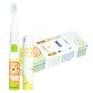 Periuta de dinti electrica VITAMMY Smile, pentru copii 3 +, cutie travel, Animatie Leu