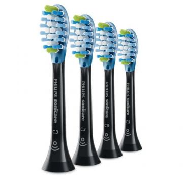 Rezerve periuta de dinti electrica Philips Sonicare Premium Plaque Defence HX9044/33, 4 buc, standard, Negru