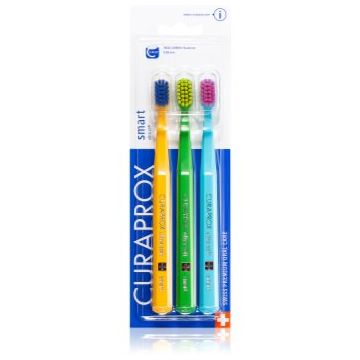 Curaprox 7600 Smart Ultra Soft Periuța de dinți cu un cap scurt ultra moale
