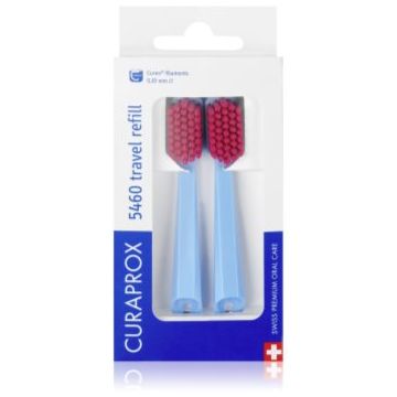 Curaprox Travel Set 2-pack Set de călătorii capete de schimb