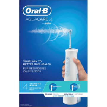 Irigator Bucal Aqua Care Portabil 2 Trepte Intensitate 1 Capat Alb