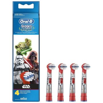 Oral-b Rezerve pentru periuta de dinti electrica copii Oral-B EB10-4, 4 buc, Editie Star Wars