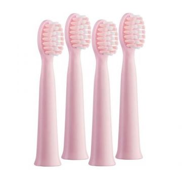 Set 4 rezerve periuta de dinti VITAMMY Harmony, Roz, TH1811-4 Rose