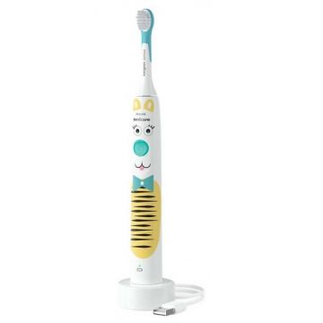 Sonicare Kids Design-a-Pet HX3601/01 Alb