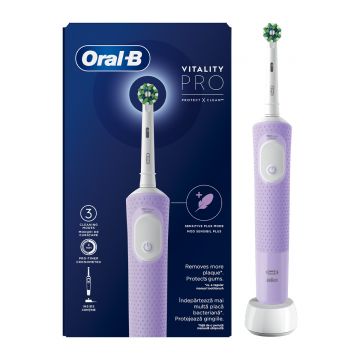 Periuta de dinti electrica Vitality Pro Curatare 2D Violet, 1 bucata, Oral-B Periuta de dinti electrica Vitality Pro Curatare 2D Violet, 1 bucata, Oral-B