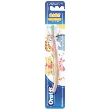 Periuta manuala Baby Winnie The Pooh, 1 bucata, Oral-B Periuta manuala Baby Winnie The Pooh, 1 bucata, Oral-B