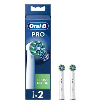 Rezerve periuta de dinti Oral-B Pro EB50RB Cross Action 2 bucati (Alb)
