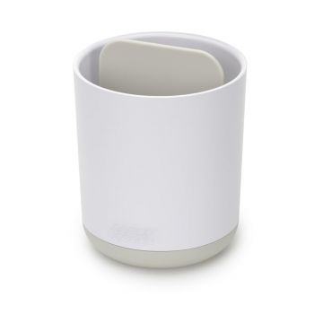 Suport pentru periuța de dinți alb din plastic Duo – Joseph Joseph