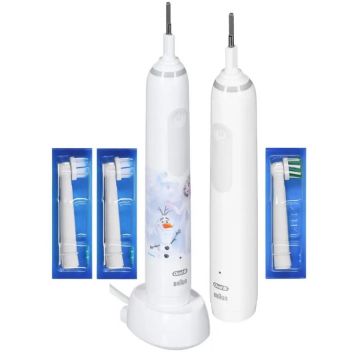 BRAUN Periuta de dinti electrica Braun Pro 3 3000, 3 moduri, set cu 2 capete, Alb