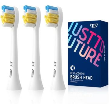 Capete Periuta Dinti JTF Sonic, P100, Alb, 3 Bucati/Cutie