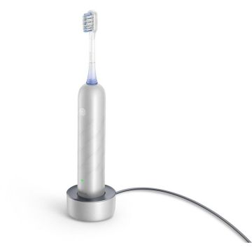 Dreame Periuta de dinti electrica Dreame Mova Fresh Pro ATB15AS, 10 viteze, 69000 oscilatii/minut, 39600 pulsatii/minut, Bluetooth, Argintiu