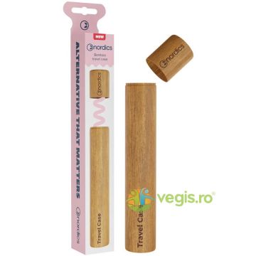 Etui din Bambus pentru Periuta de Dinti