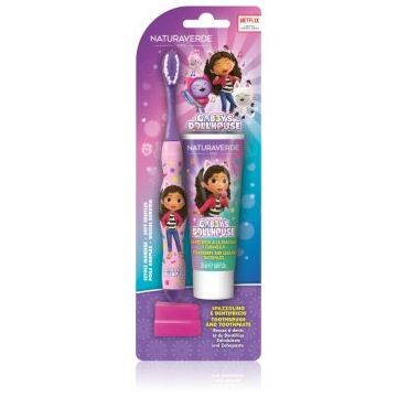 Gabby's Dollhouse Naturaverde Kids Dental Set set pentru dinti