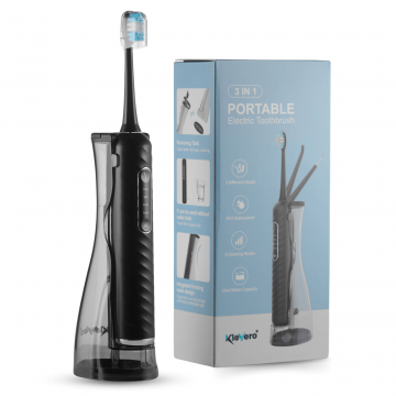 Irigator Bucal 3-in-1 cu Periuta Sonica Electrica si cap eliminare tartru KleVero - Default Title
