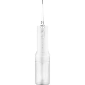 Irigator bucal Xiaomi 2 BHR9682EU, 3 trepte intensitate, Autonomie 90 zile, Protectie IPX7, Rezervor apa 200ml, 2 capete, Alb