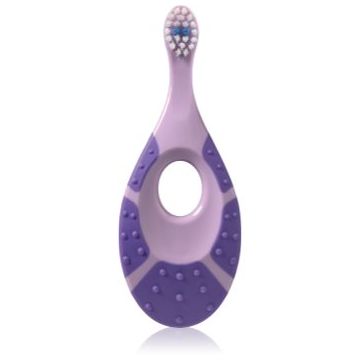 Jordan Step by Step 0-2 years 2 pack periuță de dinți și jucărie pentru dentiție pentru copii