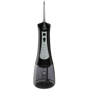 LAFE Irigator bucal Lafe CleanPRO, 5 moduri de operare, 6 rezerve diferite, baterie 2000 mAh, IPX7, 300 ml, Negru