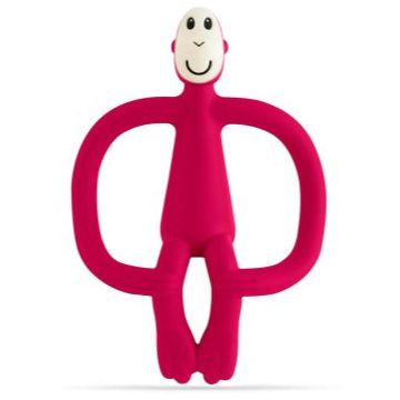 Matchstick Monkey Teething Toy and Gel Applicator jucărie pentru dentiție perie 2 in 1