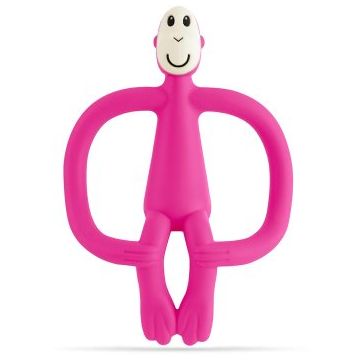 Matchstick Monkey Teething Toy and Gel Applicator jucărie pentru dentiție perie 2 in 1