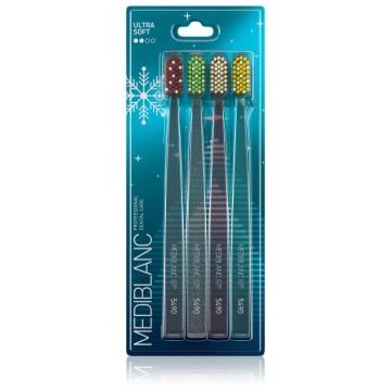 MEDIBLANC 5490 Ultra Soft Limited edition Periuțe de dinți ultra soft, 4 bucăți editie limitata