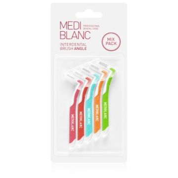MEDIBLANC Interdental Pick-brush Angle perie interdentara 10 bucati