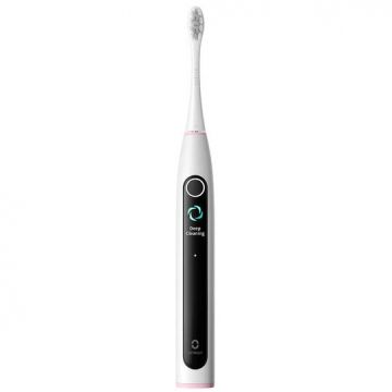 OCLEAN Periuta de dinti sonica OCLEAN X LITE, 72.000 miscari/min, 5 moduri, 65 dB, durata baterie pana la 40 zile, Gri deschis