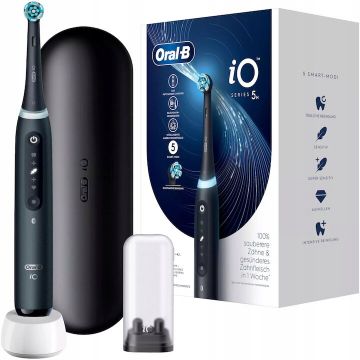 Oral-b et periuta de dinti electrica/accesorii Braun iO Series 5, Oral-B, Negru