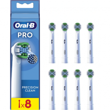 Oral-b Rezerve periuta de ditni Oral-B Pro Precision Clean EB20RX-8, 8 bucati, Alb