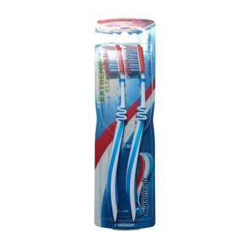 Periuta de Dinti Aquafresh Extreme Clean Medium Twin