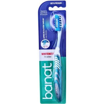 Periuta de Dinti Banat Whiteness Tri Action, Medium