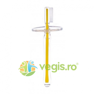 Periuta de Dinti din Silicon cu Protectie pentru 1-2 Ani