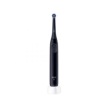 Periuta de dinti electrica Oral-B iO2, 3 moduri periaj, 1 capat inclus, Senzor de presiune (Negru)